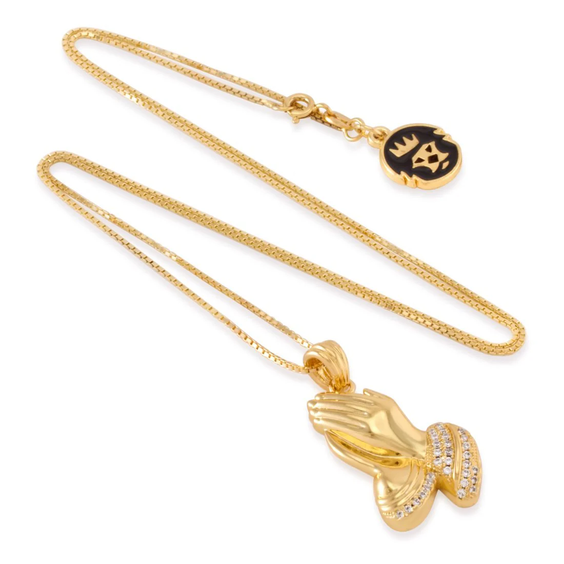 Praying Hands Emoji Necklace - Image 3