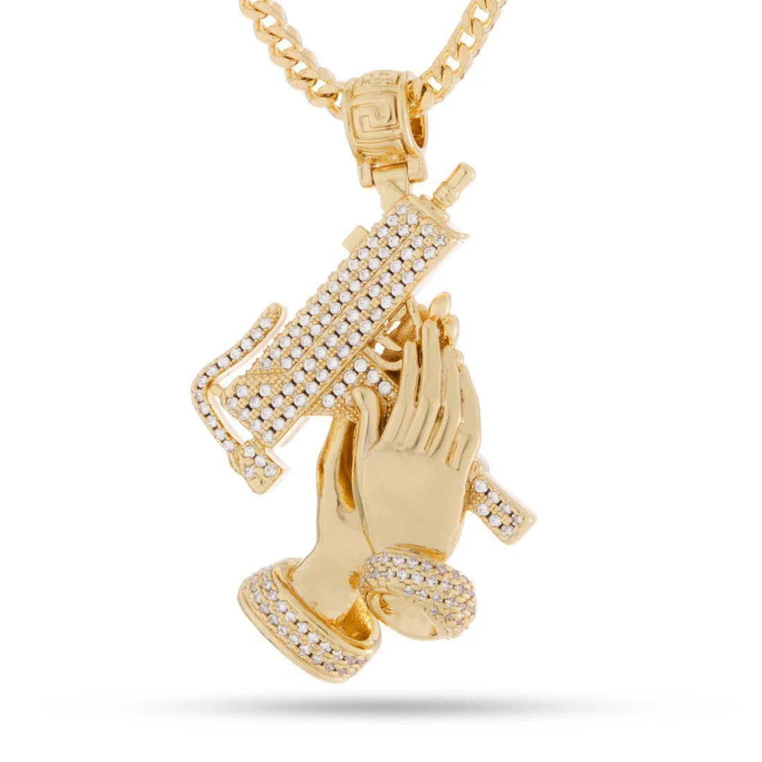 Praying Hands of Defense Necklace - Image 2