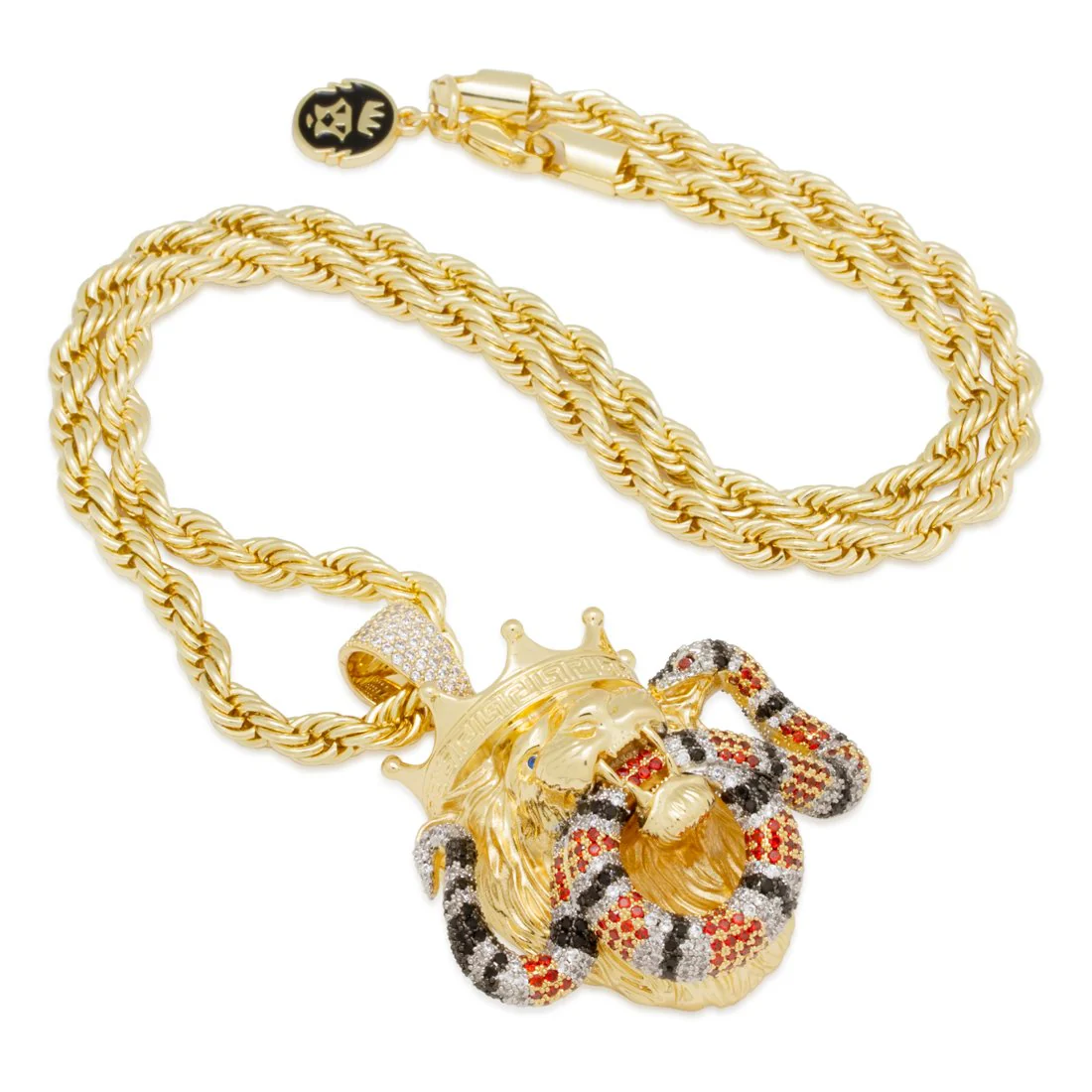 Royal Lion and King Snake Necklace - Image 3