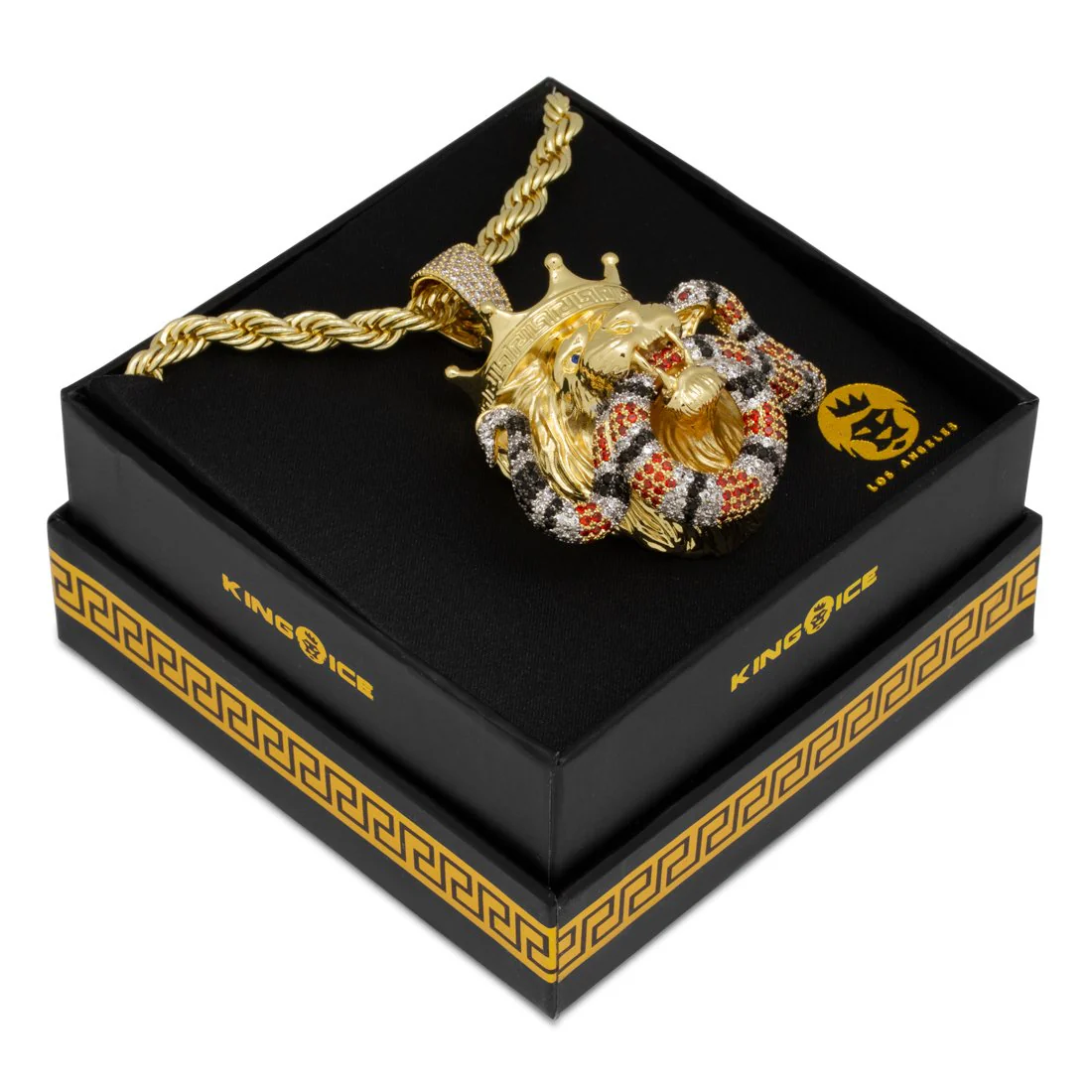 Royal Lion and King Snake Necklace - Image 4