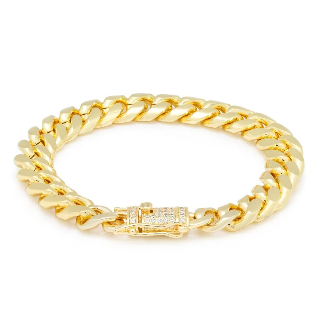 Solid Gold 10mm Miami Cuban Link Bracelet - Image 2