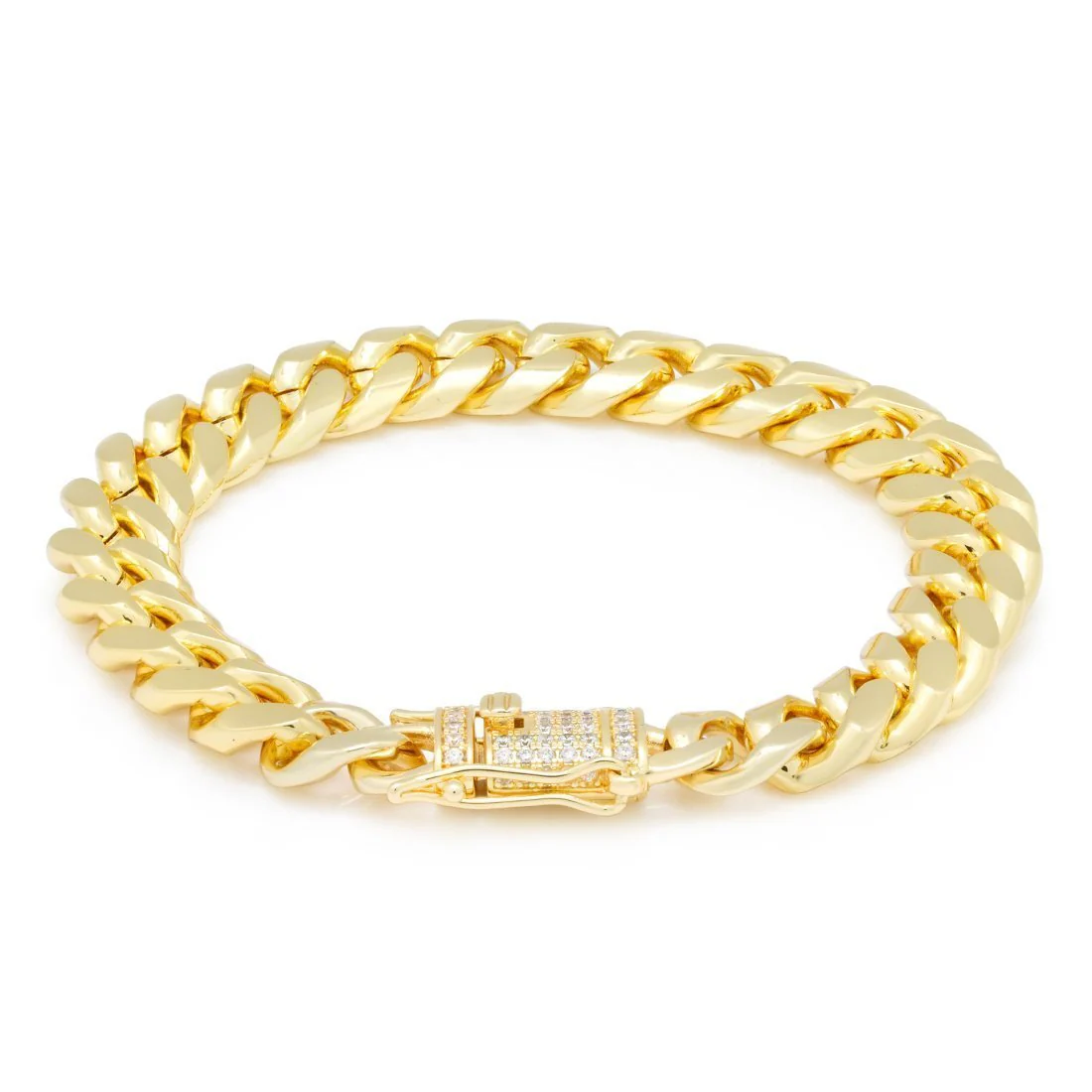 Solid Gold 12mm Miami Cuban Link Bracelet - Image 2