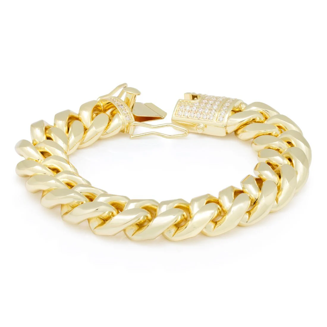 Solid Gold 16mm Miami Cuban Link Bracelet
