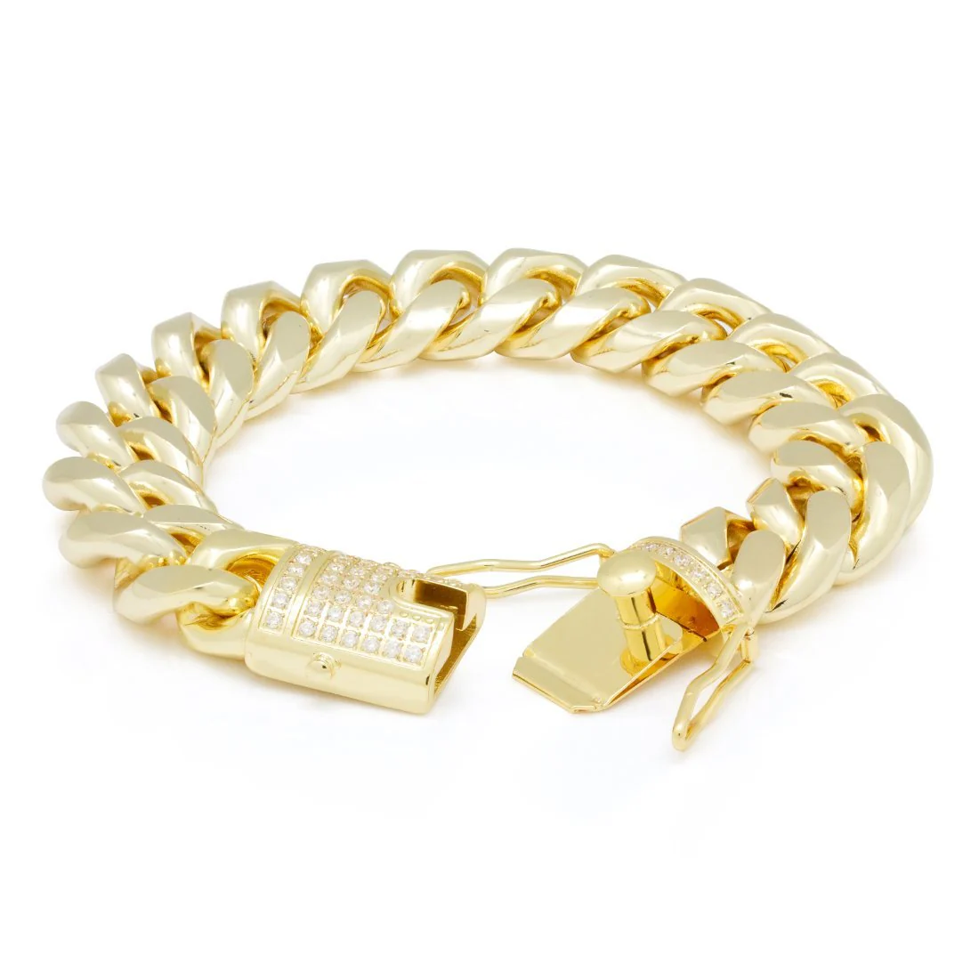 Solid Gold 16mm Miami Cuban Link Bracelet - Image 2