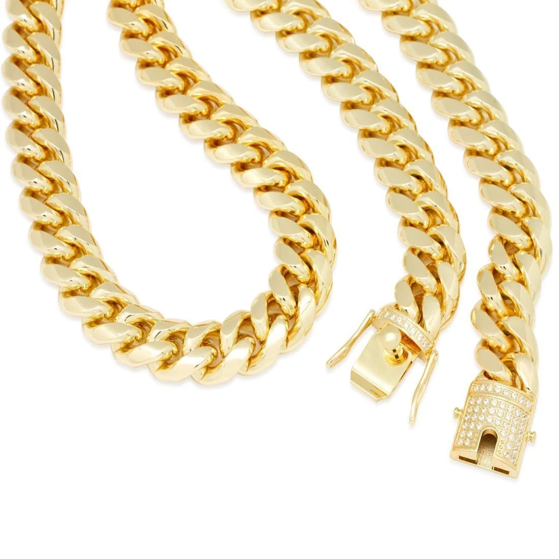 Solid Gold 16mm Miami Cuban Link Chain - Image 3