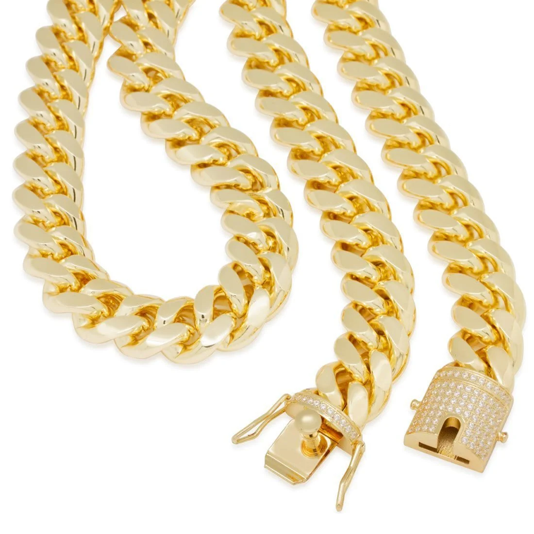 Solid Gold 18mm Miami Cuban Link Chain - Image 3