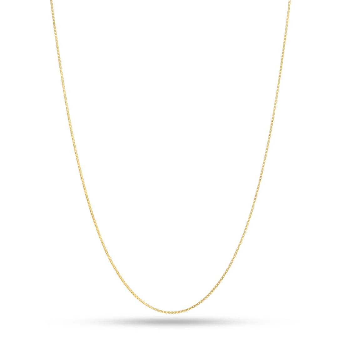 Solid Gold 1mm Box Chain