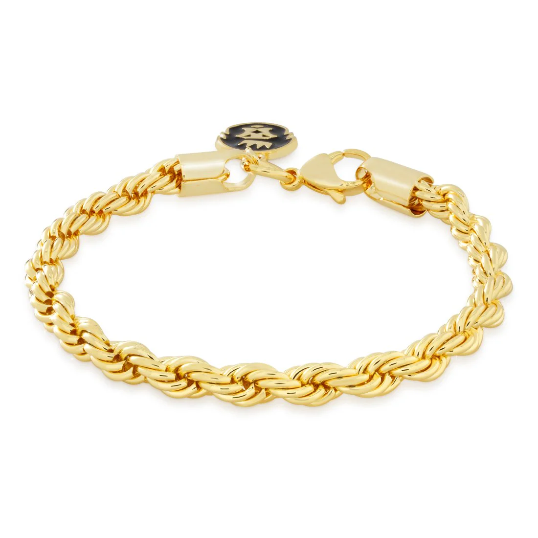 Solid Gold 5mm Rope Bracelet
