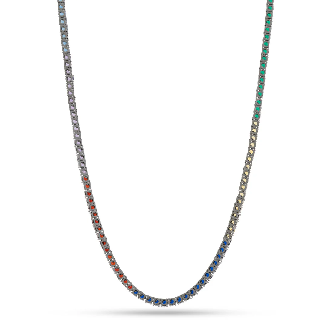 Sonic the Hedgehog x King Ice - 4mm Chaos Emerald Tennis Chain - Image 5