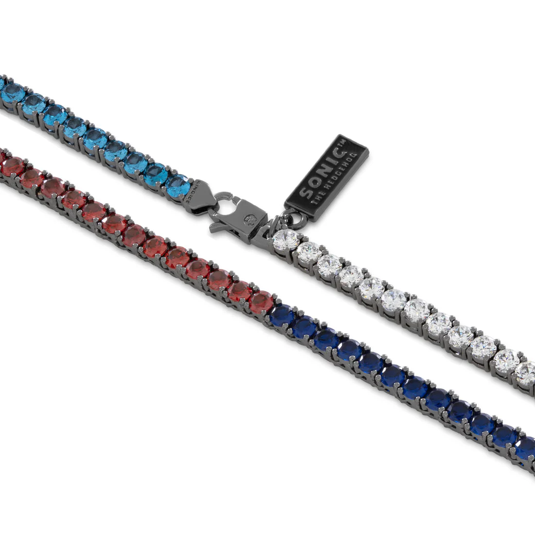 Sonic the Hedgehog x King Ice - 4mm Chaos Emerald Tennis Chain - Image 6