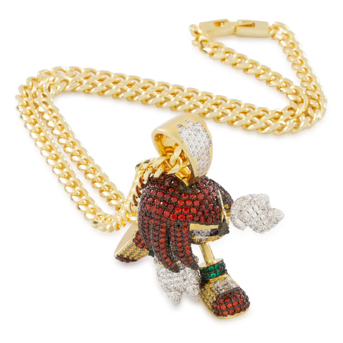 Sonic the Hedgehog x King Ice - Strong Knuckles Necklace - Image 3