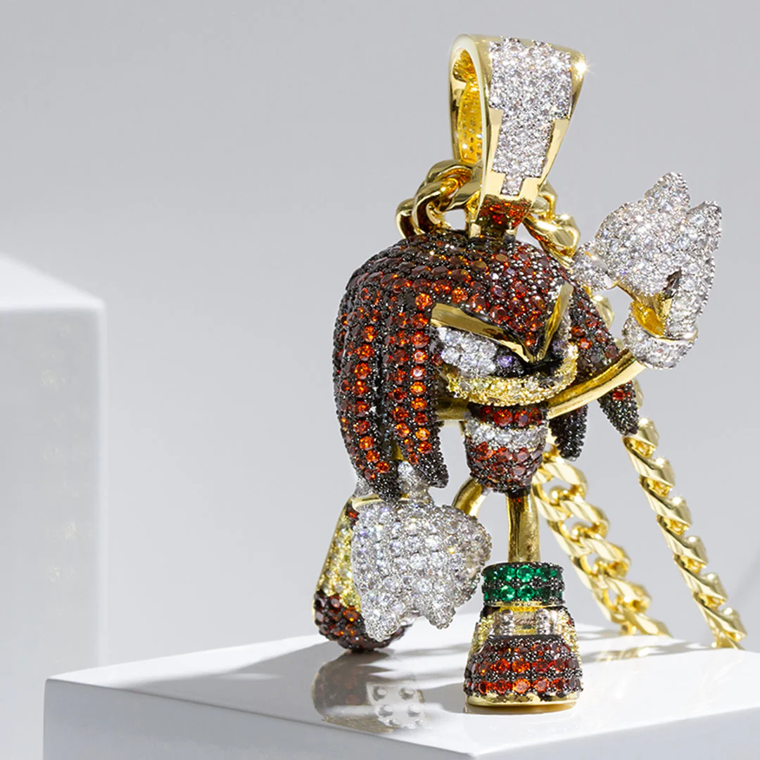 Sonic the Hedgehog x King Ice - Strong Knuckles Necklace - Image 4