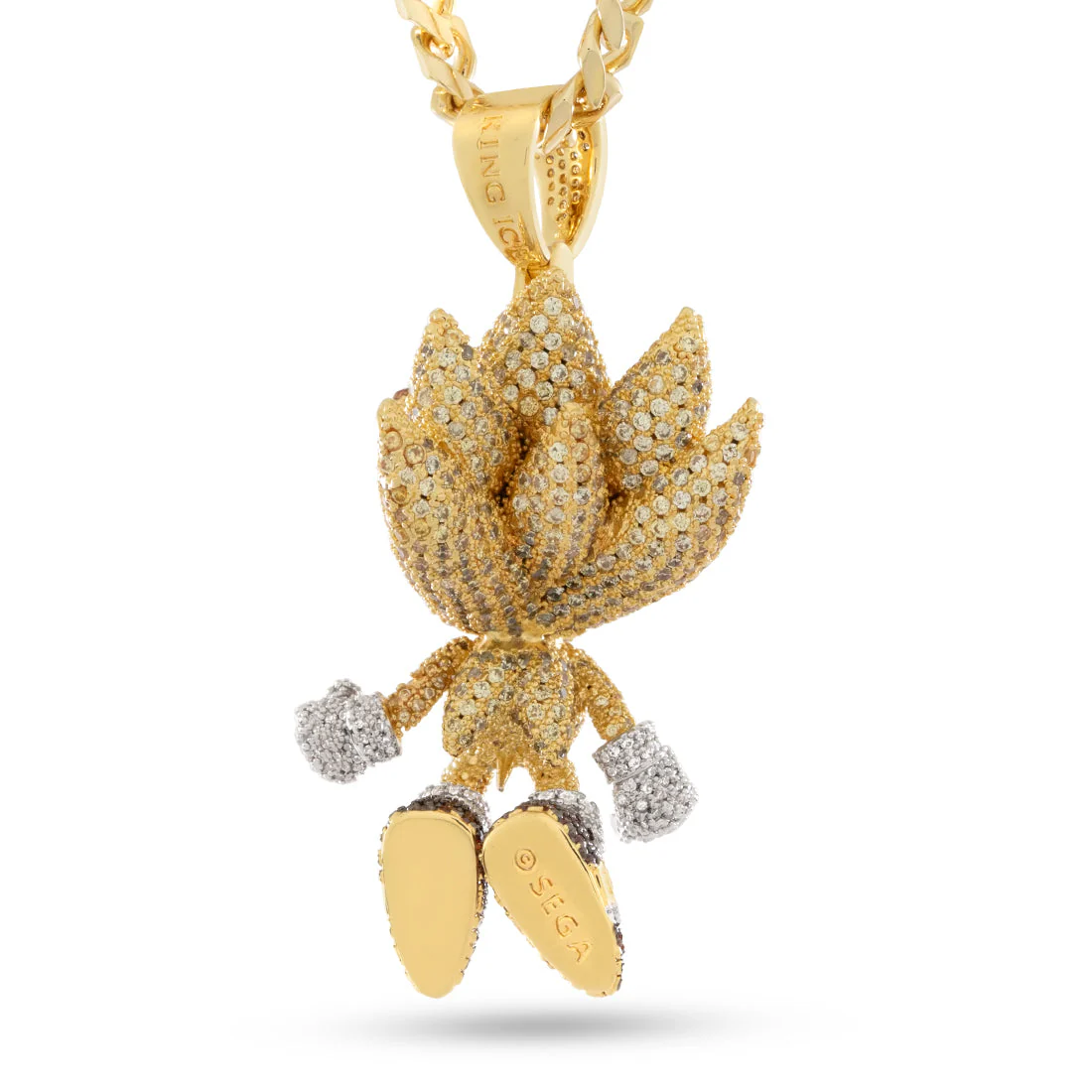 Sonic the Hedgehog x King Ice - Fast Super Sonic Necklace - Image 2