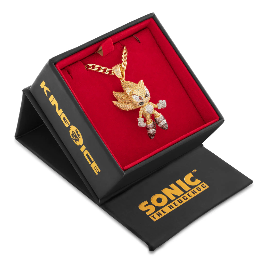 Sonic the Hedgehog x King Ice - Fast Super Sonic Necklace - Image 4