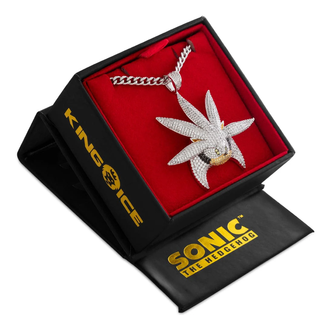 Sonic the Hedgehog x King Ice - Silver Necklace - Image 4