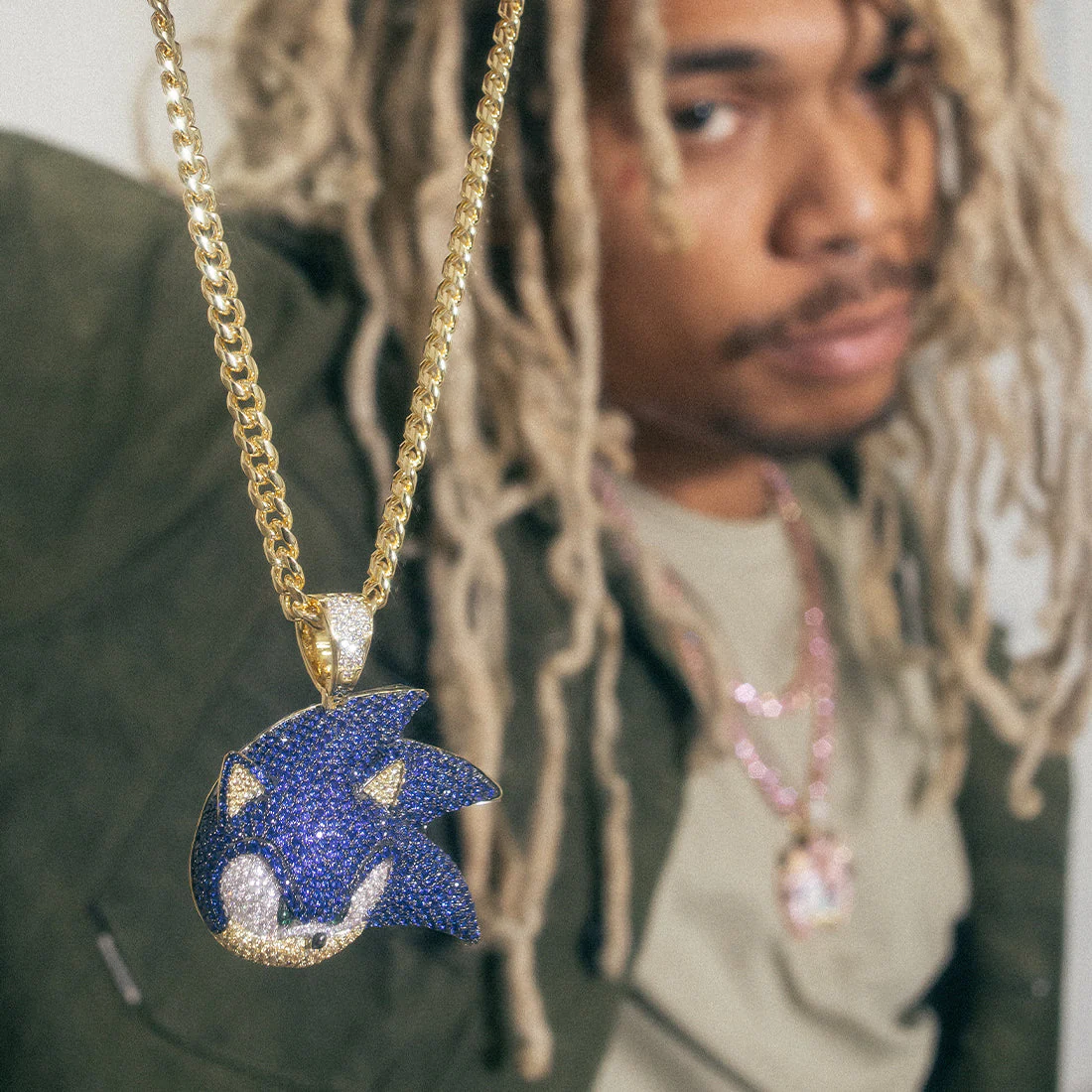 Sonic the Hedgehog x King Ice - Sonic Necklace - Image 4