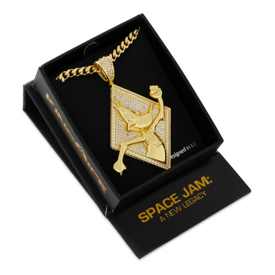 Space Jam x King Ice - Daffy Duck Necklace - Image 4