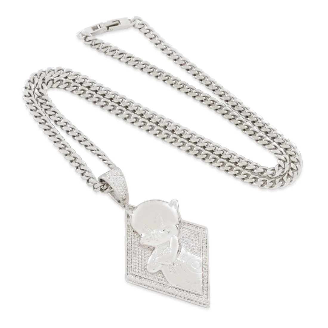 Space Jam x King Ice - Porky Pig Necklace - Image 8