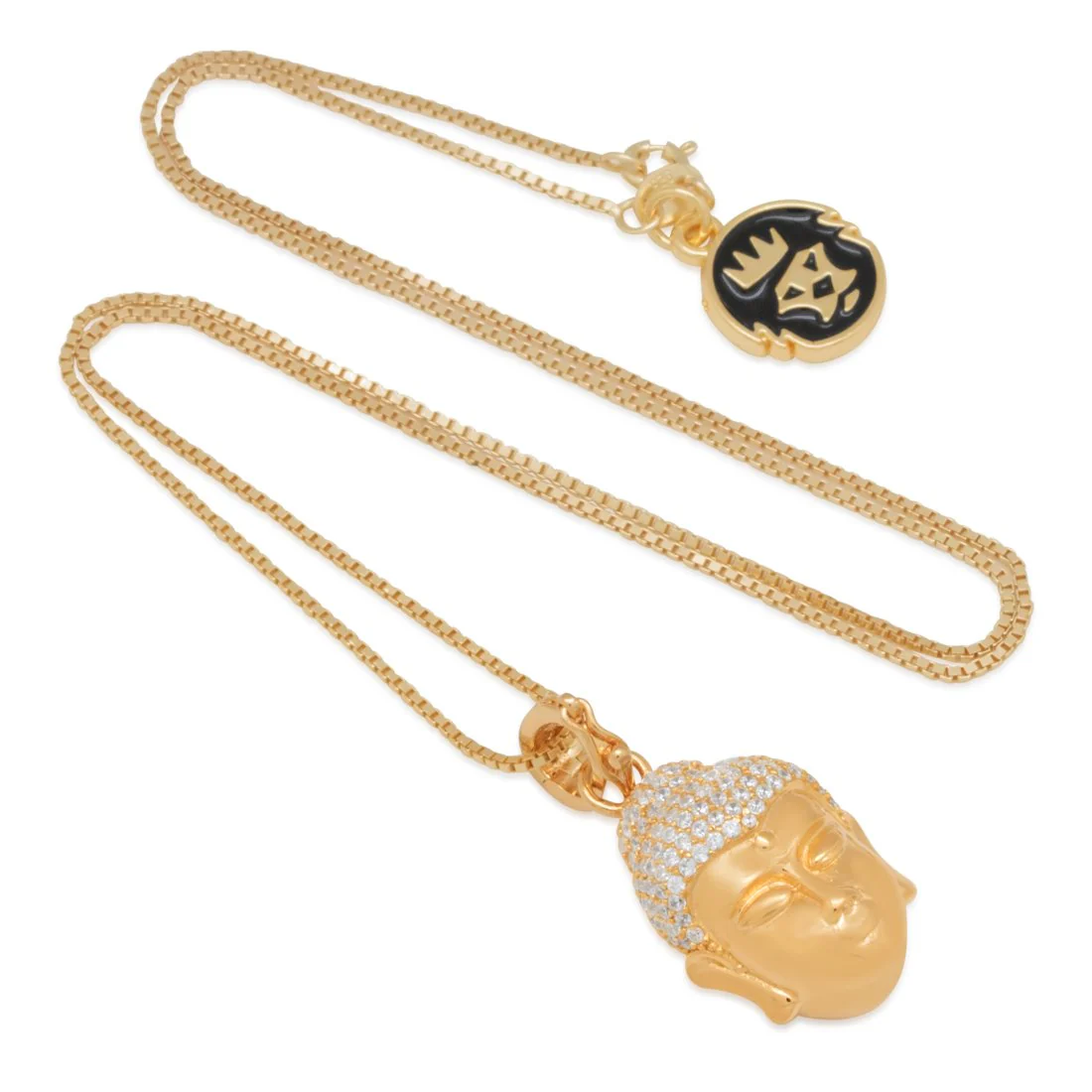 Sterling Silver Awake Buddha Necklace - Image 3