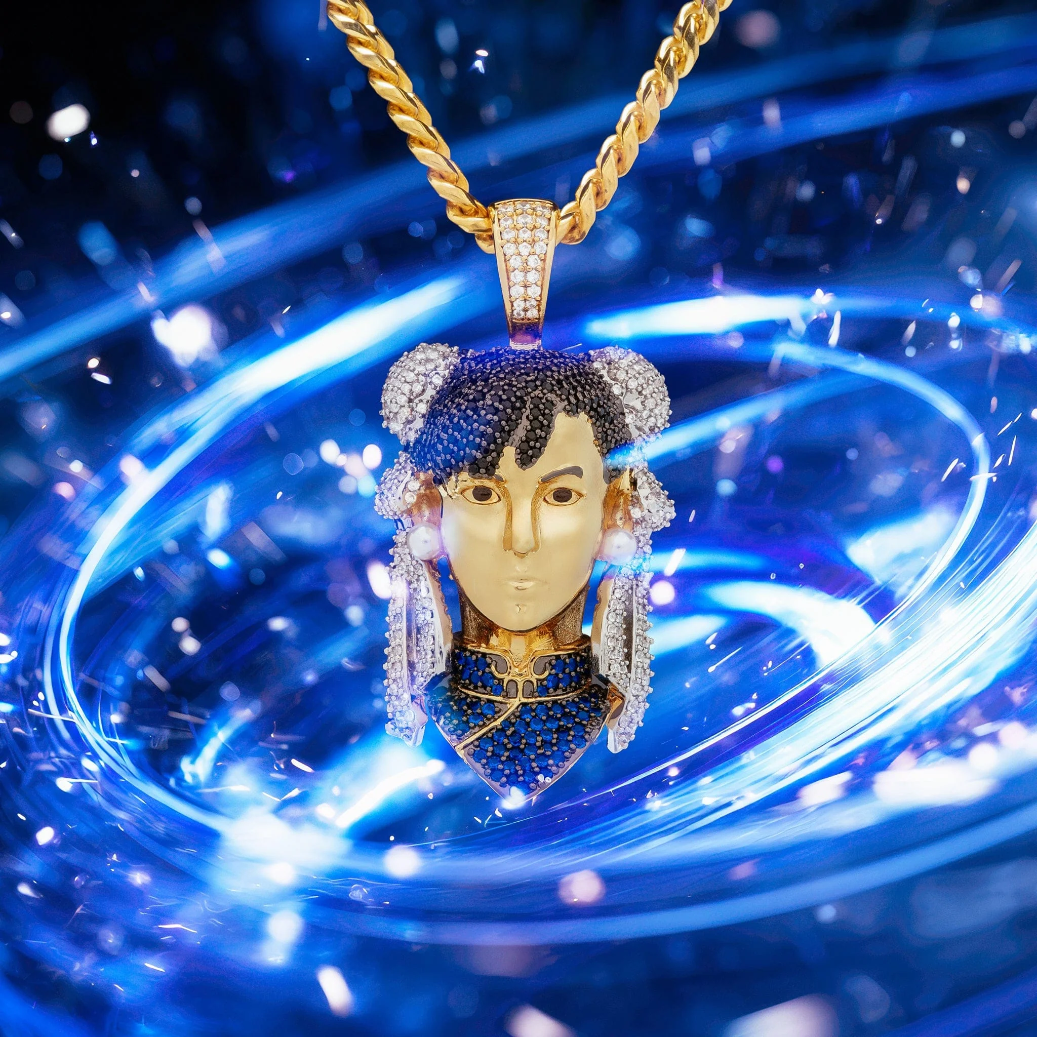 Street Fighter x King Ice - Chun-Li Necklace