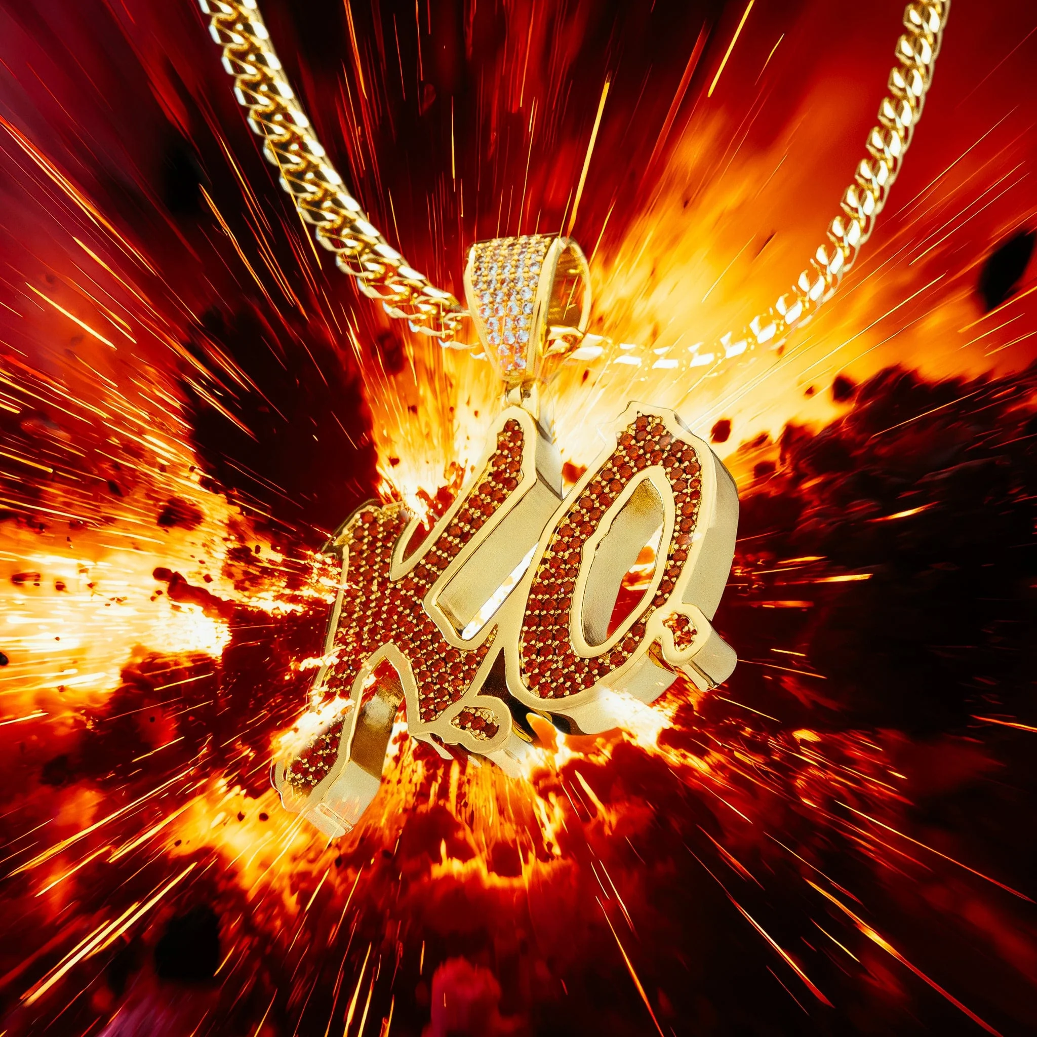 Street Fighter x King Ice - K.O. Necklace