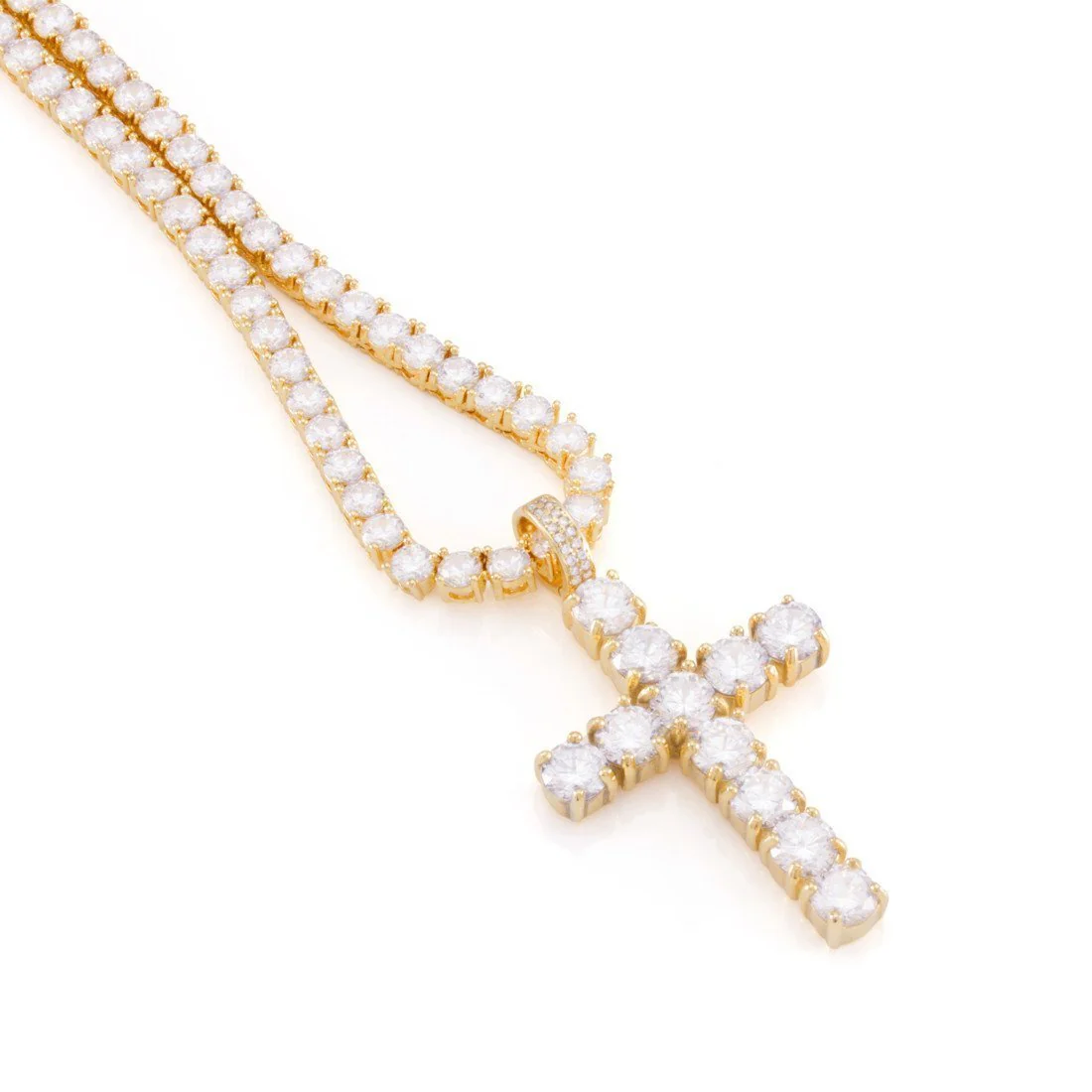 Tennis Cross Necklace - Image 3