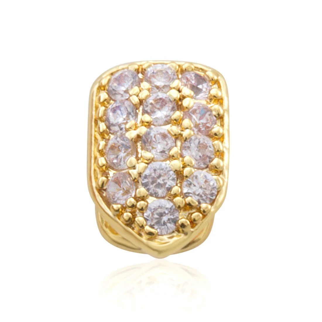 Iced Single-Tooth Cap Grillz - Image 3