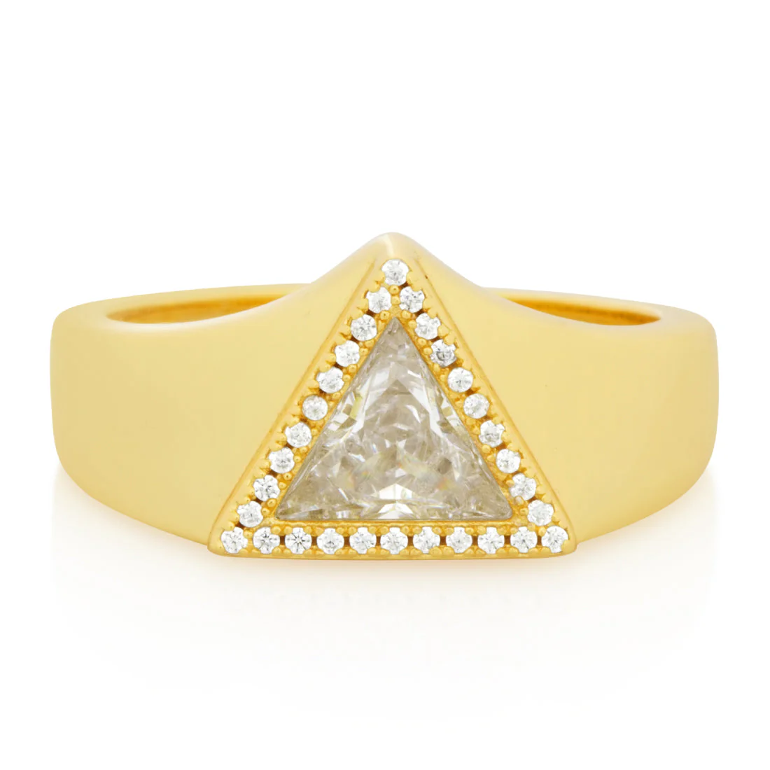 Trillion-Cut Signet Ring - Image 2