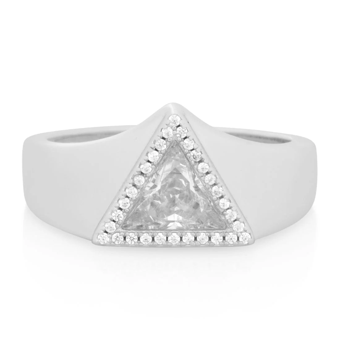 Trillion-Cut Signet Ring - Image 5