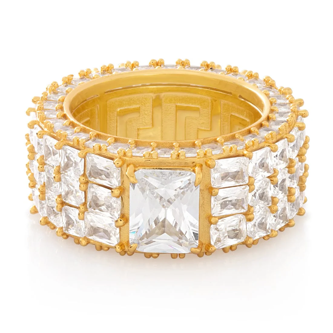 Triple-Row Signet Ring - Image 2