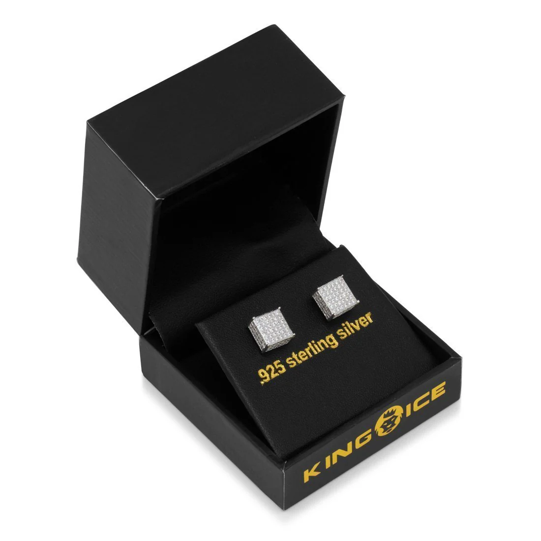 Triple-Row Stud Earrings - Image 4