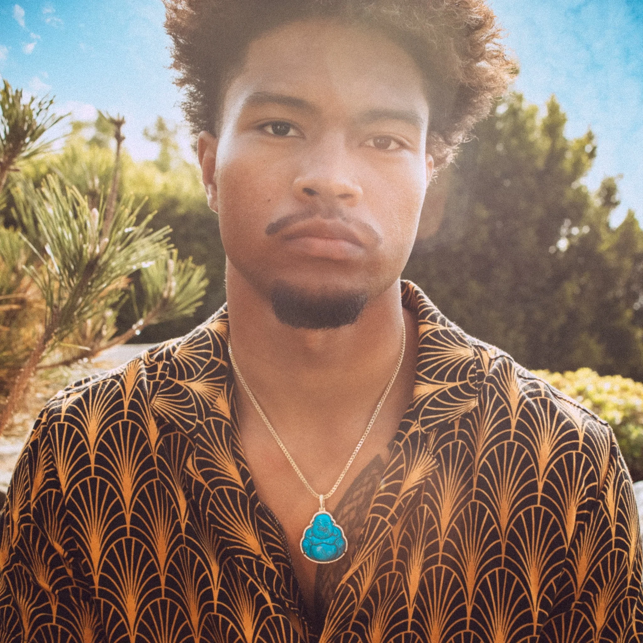 Turquoise Buddha Necklace - Image 4