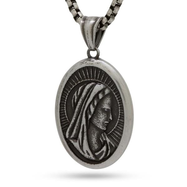 Virgin Mary Portrait Necklace - Image 4