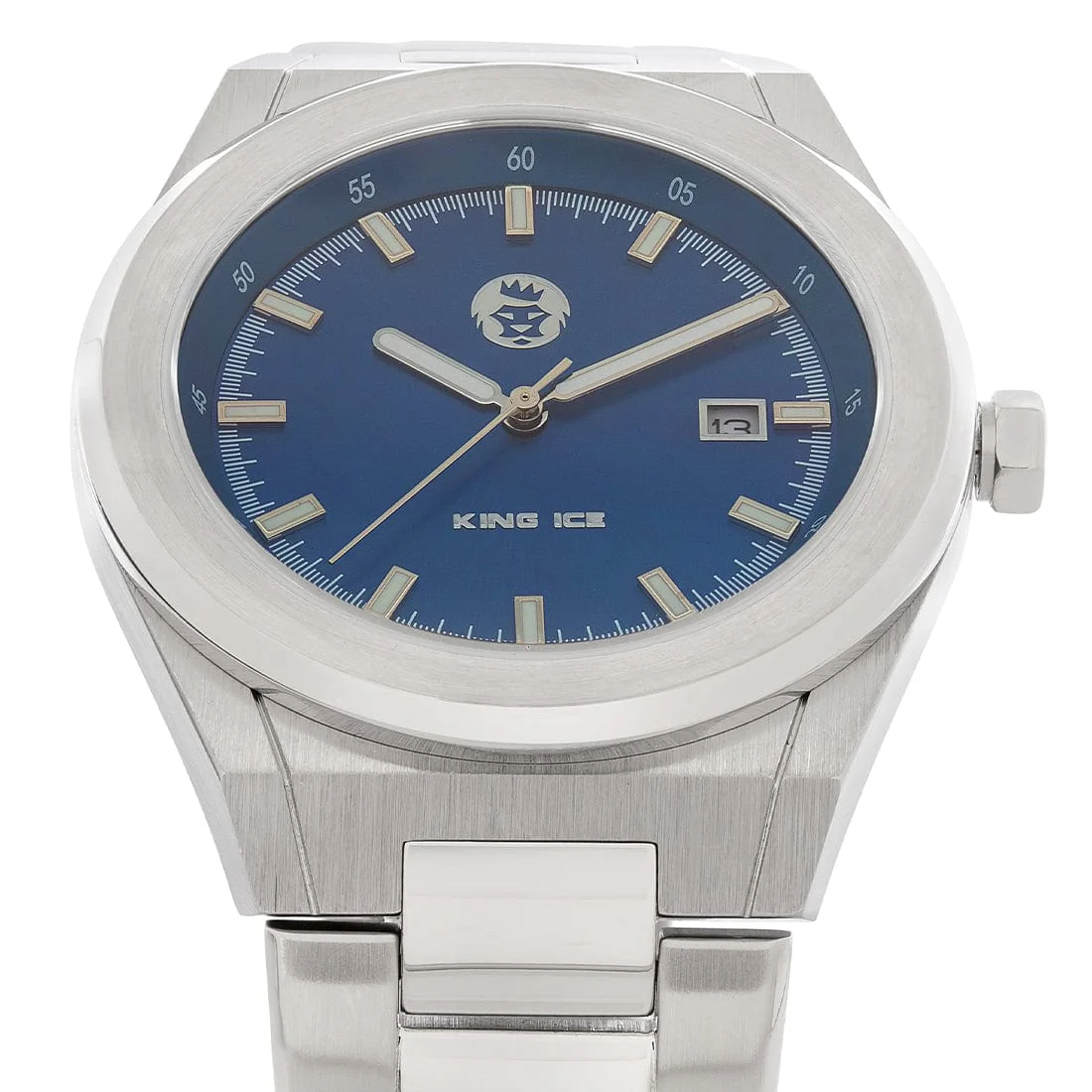 White Gold Arctic I Watch with Blue Face - Image 6