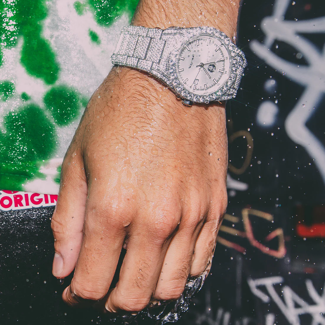 White Gold Arctic III Watch - Image 7