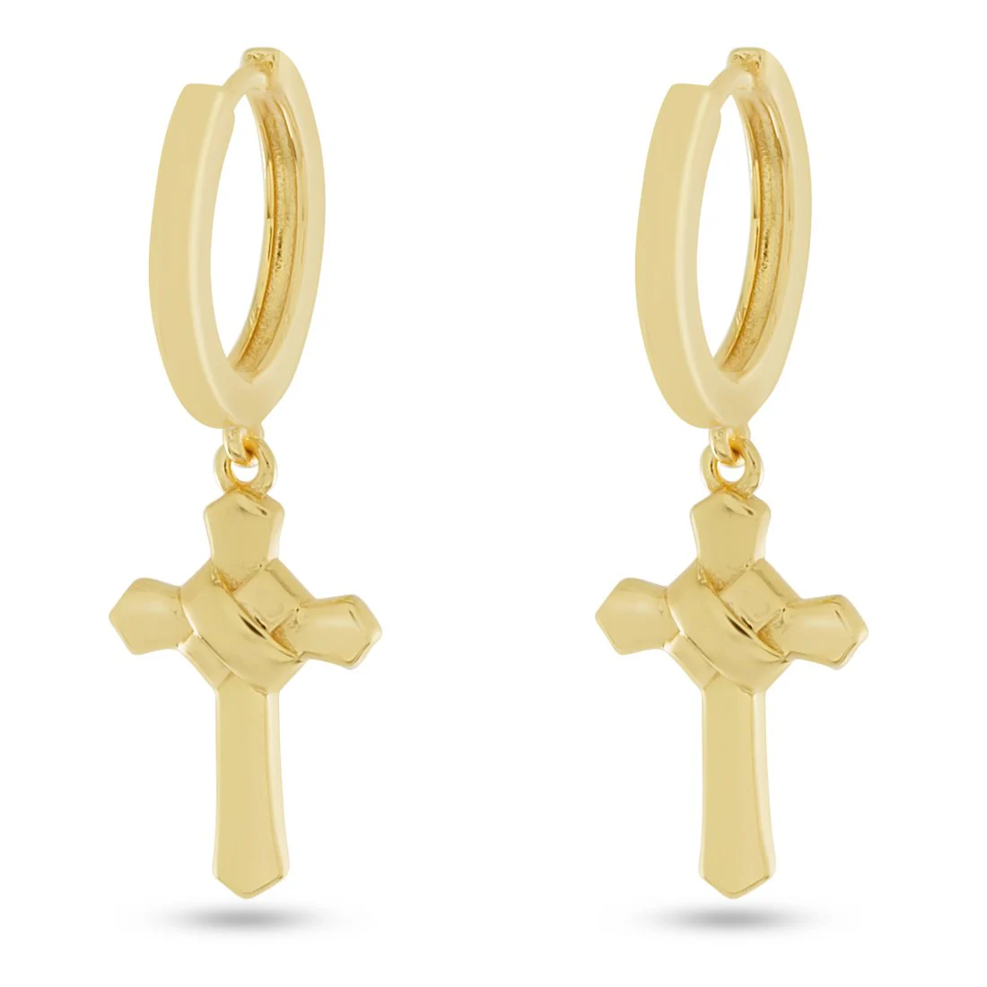 Wrapped Cross Earrings - Image 2