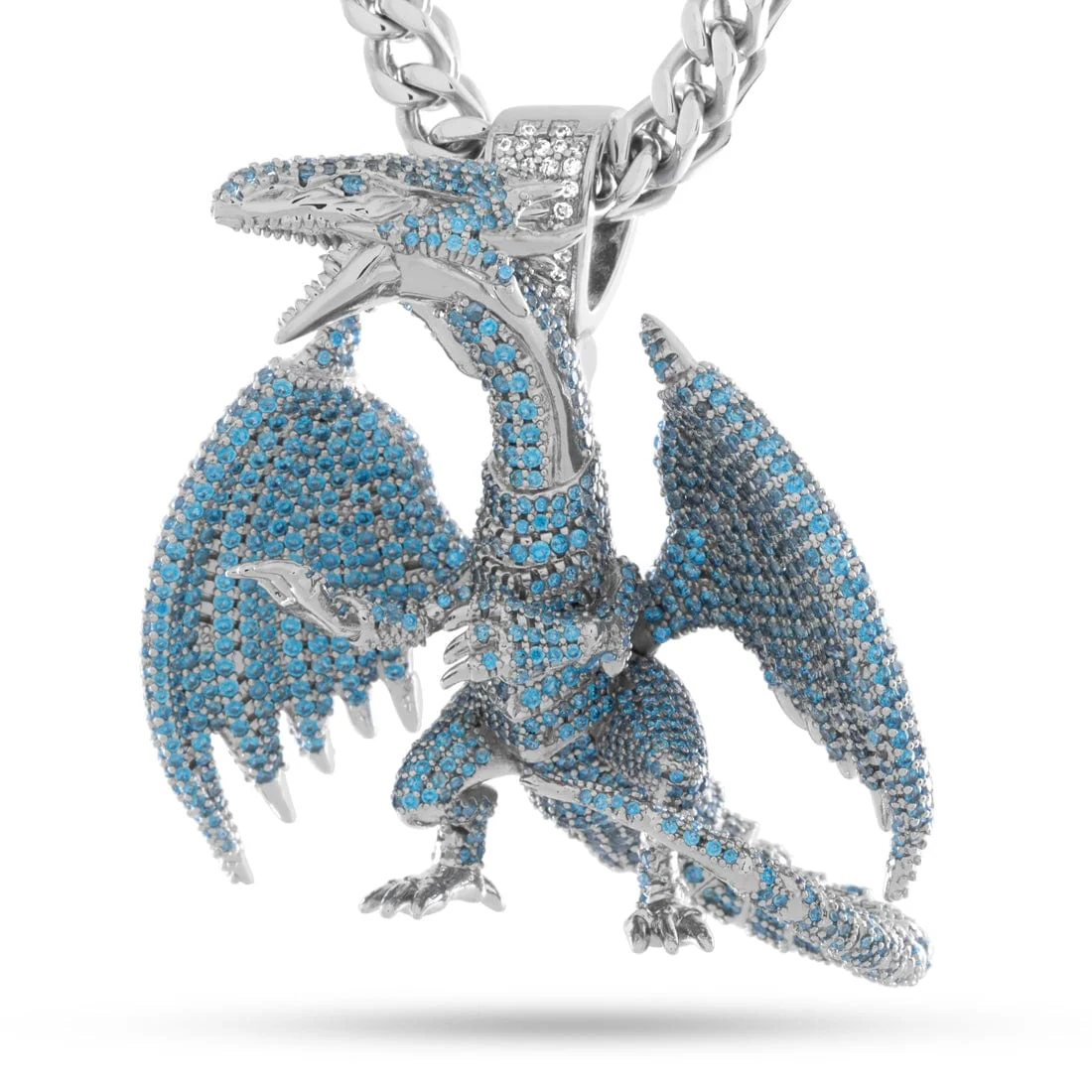 Yu-Gi-Oh! x King Ice - Blue Eyes White Dragon Necklace - Image 2