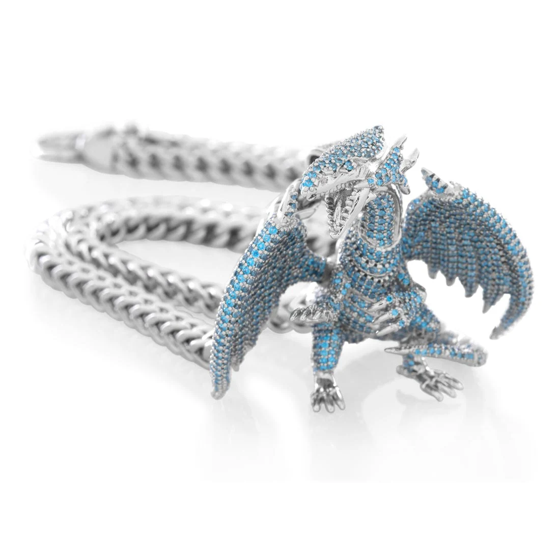 Yu-Gi-Oh! x King Ice - Blue Eyes White Dragon Necklace - Image 5