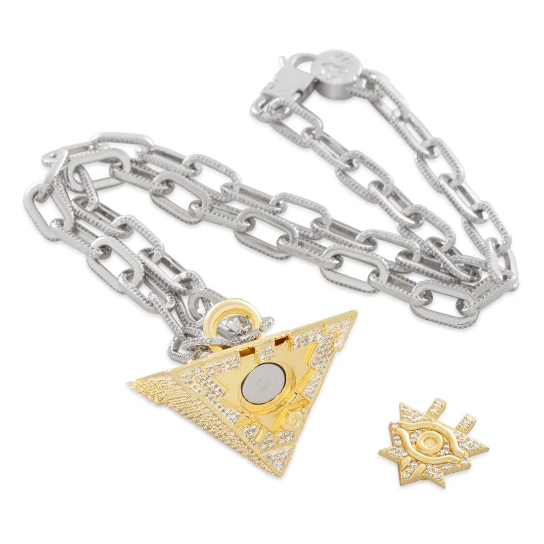 Yu-Gi-Oh! x King Ice - LE Iced Millennium Puzzle Necklace - Image 2